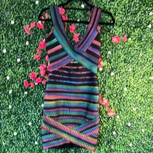 Colorful Striped Dress
